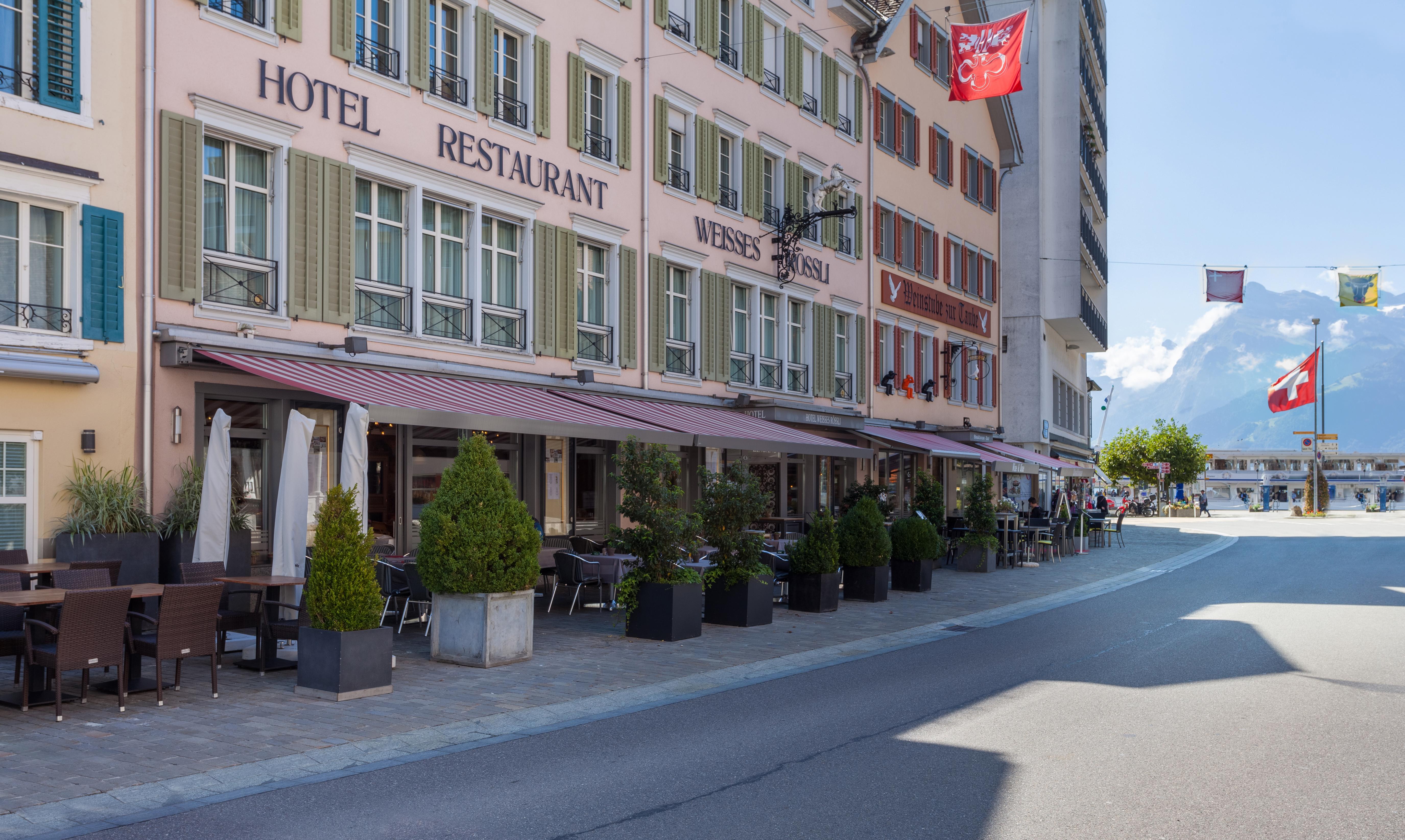 Weisses Roessli Swiss Quality Hotel Brunnen Zewnętrze zdjęcie